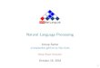Natural Language Processing - GitHub Natural Language Processing Anoop Sarkar
