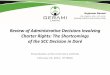 Gerami Law P.C. - Review of Administrative Decisions Involving … · 2015-03-13 · Distinct But Overlapping: Administrative Law and the Charter Over the past two decades SCC has