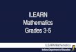 ILEARN Mathematics Grades 3-5 - Indiana · 2020-05-10 · ILEARN Blueprints Grade 3 Mathematics Standard Standard Item Range Standard % of Test Reporting Category Item Min Max Min