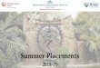 Summer Placements - International Management Institute ... SIP Report.pdf · BATCH STATISTICS 40% 11% 20% 20% 9% Work Experience Freshers 1 to 12 Months 12 to 24 Months 24 to 36 Months