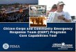 Core Capabilities and Citizen Corps - Home | FEMA.gov · preparedness and the planning associated with preparedness goals. Example(s): Seventy percent of Councils support whole community