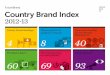 Leaders at a Glance Country Brands: The Future 15 4840 60 ...important drivers of the future. The same is true for country brands, but on a larger scale. As travelers, business leaders,