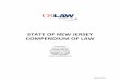 STATE OF NEW JERSEY COMPENDIUM OF LAW Jers… · New Jersey had adopted its own Rules of Court governing civil practice in State courts. ... made by personal service upon the Attorney