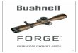 Forge Riflescopes FullManual 5LIM · warning: before beginning the mounting procedure, be sure the action is open, the clip or magazine is removed and the chamber is clear. do not