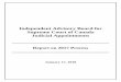 Independent Advisory Board for Supreme Court of Canada Judicial Appointments for SCC... · The appointment of the Advisory Board members was announced on July 17, 2017. (Annex D)