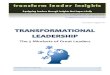 Transformational Leadership - 5 Mindsets of Great …...Transformational,Leadership, 1, TRANSFORMATIONAL! LEADERSHIP! The5Mindsetsof!Great!Leaders!!!!! Equipping leaders through insights