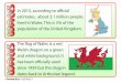 ﬃcial estimates, about 3.1 million people lived in Wales ... · In 2015, according to oﬃcial estimates, about 3.1 million people lived in Wales. This is 5% of the population of
