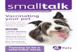 smalltalk - XLVets...fenced. Accompany your dog during the first exploration. For cats, keep in a safe room for the first week with their belongings. After the move: Stick to a normal