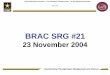 BRAC SRG #21/67531/metadc...TABS baseline assumption is to station up to 46 BCT UAs and associated Support Brigades in the United States (2 BCTs OCONUS with additional Theater-specific