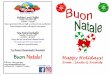 Buon Natale! - Rizzo's Malabar Inn · Link with us on: Holiday Lunch Buffet Friday, December 13th 11:30am—1:30pm Enjoy a great lunch with your staff, co-workers, friends, and family