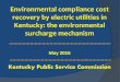 Environmental compliance cost recovery by electric ......Case 2016-00027 – LG&E Rate impacts (estimated by LG&E based on average LG&E residential customer using 976 kiloWatt-hours