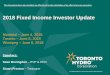 2018 Fixed Income Investor Update...2018 Fixed Income Investor Update Montréal –June 4, 2018 Toronto –June 5, 2018 Winnipeg –June 6, 2018 This document does not constitute an