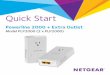 uick Start - Netgear€¦ · Security/Factory Reset button Power LED Ethernet LED Pick A Plug LED. 5 Power LED Solid green. The electrical power is on. Slow blinking green (blink