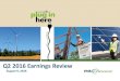 Q2 2016 Earnings Review - PNM Resources/media/Files/P/PNM...Q2 2016 Earnings Review August 9, 2016 Safe Harbor Statement 2 Statements made in this presentation that relate to future