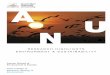 RESEARCH HIGHLIGHTS ENVIRONMENT & SUSTAINABILITY · The Australian National University Canberra ACT 0200 Australia T +61 2 6125 2579 E fennerschool@anu.edu.au ... standard in the