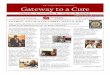 Gateway to a Cure - Amyloidosis Foundation · 2018-01-18 · Gateway to a Cure Volume 8 ... His passion for rare diseases, especially amyloidosis, was evident throughout his speech