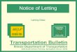 Notice of Letting Bulletin - Illinois Department of …...2009/09/18  · Notice of Letting Bulletin September 18, 2009 Letting published August 13, 2009 Professional Transportation