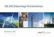 Q3 2013 Earnings Presentation - PNM Resources/media/Files/P/PNM-Resources/qu… · Q3 2013 Earnings Presentation November 1, 2013 . Safe Harbor Statement 2 Non-GAAP Financial Measures