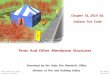 Tents And Other Membrane Structures - IN.gov...Previous Code in effect covering Tents, Canopies and Other Membrane Structures: 2008 Indiana Fire Code, Chapter 24, repealed 12-01-2014