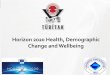 Horizon 2020 Health, Demographic Change and Wellbeing€¦ · involving behavioural, sociological, health) • Common, flexible and open ICT solutions which can be adapted to specific