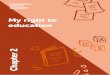 Chapter 2 · Chapter 2 My right to education. 2 Know Your Rights Children’s Rights Alliance (2019) 2.1 General Do I have a right to education? Yes. All children and young people