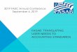FASAB: TRANSLATING USER NEEDS TO ACCOUNTING STANDARDS · 2019-12-27 · Accounting and Audit Policy Committee (AAPC) of the FASAB d. Staff Implementation Guidance published by FASAB