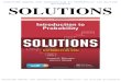 SOLUTIONS MANUAL FOR INTRODUCTION TO PROBABILITY 1ST ... · SOLUTIONS SOLUTIONS MANUAL FOR INTRODUCTION TO PROBABILITY 1ST EDITION BLITZSTEIN. 2 Conditional probability Conditioning