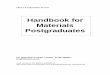 Handbook for Materials PostgraduatesChapter 3 Reviewing the Literature A literature review is an evaluative report of information found in the literature related to your selected area