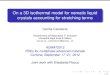 On a 3D isothermal model for nematic liquid crystals ... · Liquid crystals fourth state of matter besides gas, liquid and solid intermediate state between crystalline and isotropic