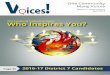 Who Inspires You?voices.d7toastmasters.org/2016-04/voices-2016-04.pdf · At the 1988 Toastmasters International Convention, the Golden Gavel recipient retired Rear Admiral Grace Hopper