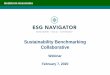 Sustainability Benchmarking Collaborative...2 Hedstrom Associates Welcome… (pre-registered) Our Team Gib Hedstrom Ben Roberts Larry Krupp Jim Hamilton Company Active in 2019 •Altria