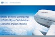 Effects of Novel Coronavirus (COVID‐19) on Civil Aviation ... COVI… · Economic Impact Analysis Montréal, Canada 26 May 2020 Air Transport Bureau. Contents • Executive Summary: