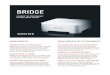 BRIDGE - d1vofmza27mmhi.cloudfront.net · BRIDGE BENEFITS SONOS WIRELESS HiFi SYSTEM BENEFITS. NETWORKING* WIRELESS CONNECTIVITY Works on your home WiFi network with any 802.11b/g,