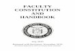 FACULTY CONSTITUTION AND HANDBOOK Section/Gradua… · Section III. The Faculty Senate Secretary shall audio-record the meetings of the faculty. They shall prepare a written copy