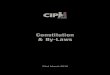 Constitution & By-Laws - CIPM Sri Lanka · (CIPM), Sri Lanka. The Instute was founded in 1959 as the Instute of Personnel Management Ceylon and was incorporated by Act of Parliament