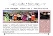 Newsletter October 2015 Lephalale Municipality October 15.pdfNewsletter October 2015 Lephalale Municipality Building a vibrant city to be the energy hub of Africa Heritage Month Celebrated