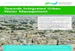 Towards Integrated Urban Water Management...Towards Integrated Urban Water Management 3 freshwater, wastewater, flood control and stormwater (Tucci, 2010). The traditional urban water