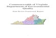 Commonwealth of Virginia Department of Environmental Quality...Element 6.1- Quality of Compliance Monitoring Reports (CMRs) Element 7 - Identification of alleged violations Element