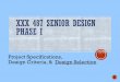 XXX 487 Senior Design Phase I - Mercer Universityfaculty.mercer.edu/jenkins_he/documents/487Senior...For senior design groups: your project must have at least two feasible alternatives