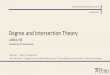 30 April 2020 Degree and Intersection Theorytbraz/drp/slides/spring2020/AirikaYee.pdfText: John Milnor, "Topology from the Differentiable Viewpoint" / Victor Guillemin and Alan Pollack,