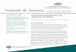Trends issues in crime and criminal justiceBuyers can leave reviews, send messages to vendors and dispute ... The National Drug and Alcohol Research Centre monitored drug trends on
