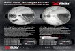Free-form Headlight Insertseccosafetygroup.com.au/.../am/Xray-Vision-Headlight-Insert-HID-Upgr… · Polycarbonate lens die-cast alloy body suitable for HID Free-form Headlight Inserts
