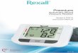 Model #: RX810 Instruction Manual - Rexall.ca · 2020-06-18 · Blood pressure is too high when measuring at home and you have rested, the diastolic pressure is above 85 mmHg or the