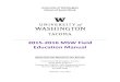 2015-2016 MSW Field Education Manual - UW Tacoma · 2015-2016 UWT MSW Field Manual Page 5 . The MSW Curriculum . MSW Program Curriculum Goals . Foundation Curriculum Goals . The MSW