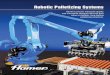 Robotic Palletizing Systems - Hamer-Fischbein...Robotic Palletizing Systems SPECIFICATIOnS: Palletizing rates: • Semi-auto, up to 20 per minute • Single pick, fully automatic,