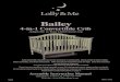 Bailey - lollyandme.com · The mattress intended for use on the bed shall be a full-size crib mattress having minimum dimensions of 51 5/8 in. (1310mm) in length, 27 1/4in. (690 mm)