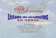 José Casas Juliá C/ Virgilio 22 - Ofertas de commodities ...ofertas-commodities.com/Otras_ofertas/ListadodeProductos2.pdf · Mallorca, entre el Paseo Marítimo y el Castillo de