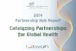 2014 Partnership Hub Report - WIPO · “Collaboration – Researcher from Nigeria Talks about Malaria and WIPO Re:Search”, Nigerian Law Intellectual Property Watch, Feb. 2014 Global