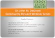 Dr. John M. DeGrove Community Steward Webinar Series...About 1000 Friends of Florida • Founded in 1986, 1000 Friends of Florida is a 501(c)(3) nonprofit membership organization