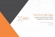 The First 100 Days - X by 2 · Data Governance Data Quality Meta, Master & Reference Data Management Data Stores & Integration Architecture BI & Reporting Architecture Adv. Analytics